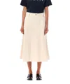 Apc Off-white Laurie Denim Midi Skirt
