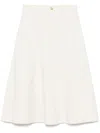 Apc A.p.c. "laurie" Skirt In Neutrals