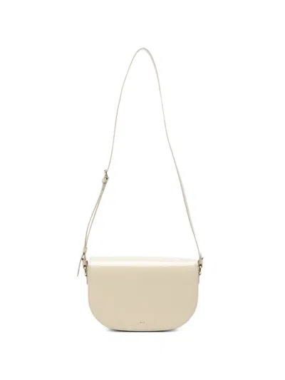 A.p.c. Le B Side Cross Body Bag In Neutral