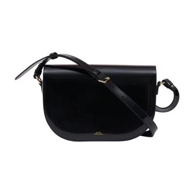 Apc A.p.c. Le B Side Shoulder Bag In Black