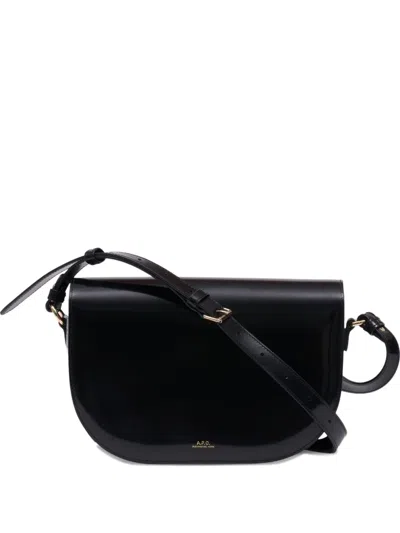 A.p.c. A. P.c. Mini Handbag 10 X 6.5 X 3 Cm With Adjustable Strap In Black