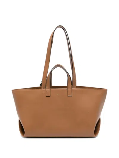 A.p.c. Le Drummer Leather Tote Bag In Pattern
