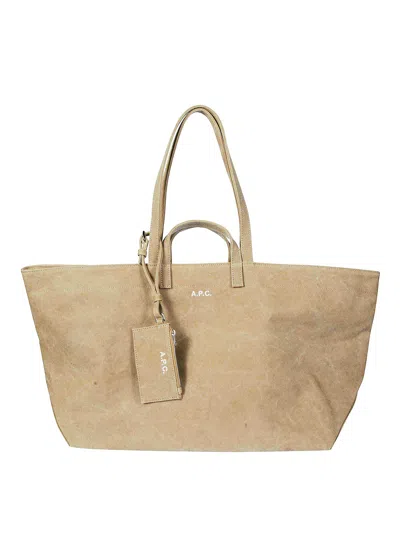A.p.c. Le Drummer Toile In Beige