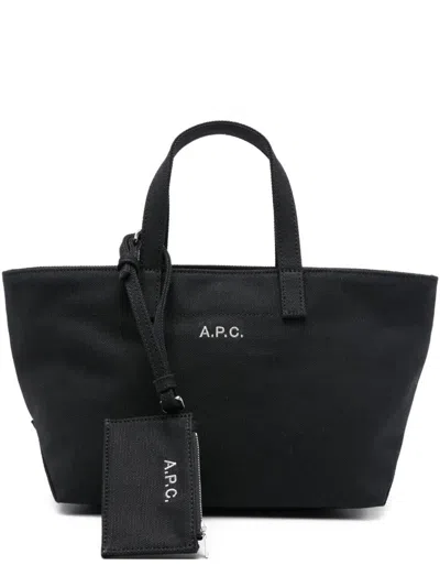 APC A.P.C. "LE DRUMMER TOILE" SMALL TOTE BAG BAGS