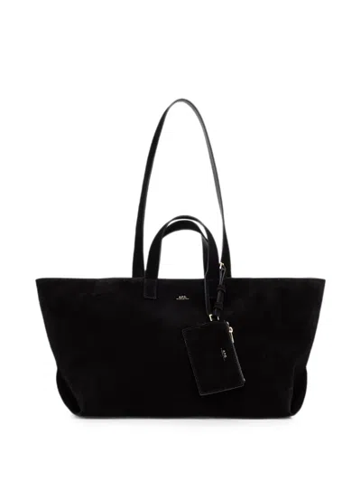 A.p.c. Le Drummer Tote Bag In Black