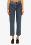 Apc A.p.c. Blue Le Jean Cropped Jeans In Light Blue