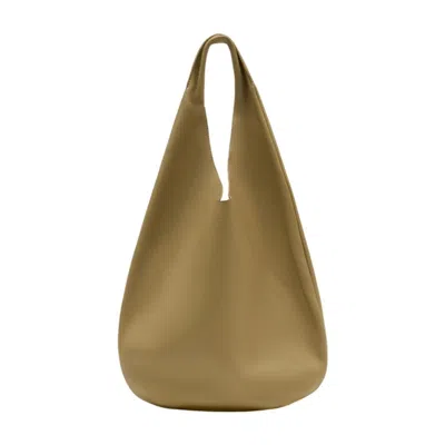 A.p.c. Le Neige Shopper Bag  Leather Beige In Brown