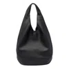Apc Leather Slouchy Single Handle Shoulder Bag In Black