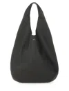 Apc Soft Grained Leather Slouchy Shoulder Bag In Black