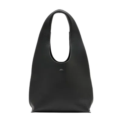 A.p.c. Le Neige Clou Shopper Bag -  - Leather - Black