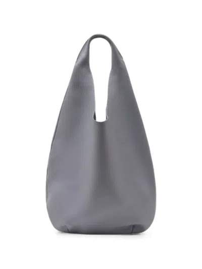 A.p.c. Le Neige Grained-leather Tote Bag In Orange