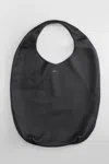 Apc Le Neige Hand Bag In Black Leather In Black