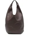 Apc A.p.c. Le Neige Shopper Bag - Leather - Brown In Brown
