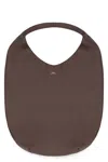 Apc A.p.c. Le Neige Leather Tote In Red