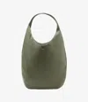 Apc A. P.c. Le Neige Hobo Bag Jad Dark Khaki In Jad - Dark Khaki