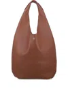 A.p.c. Le Neige Grained Leather Handbag Hazelnut Cow Tote In Brown