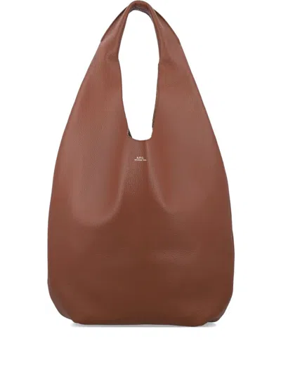 A.p.c. "le Neige" Shoulder Bag In Blue