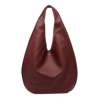 Apc Le Neige Shoulder Bag In Red
