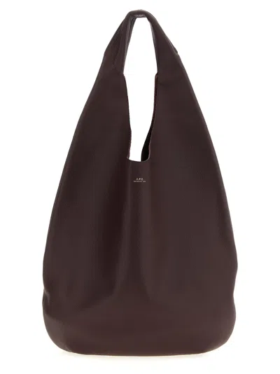 Apc Le Neige Shoulder Bags Bordeaux In Burgundy