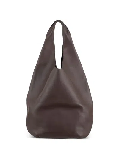 A.p.c. Le Neige Tote Bag In Brown