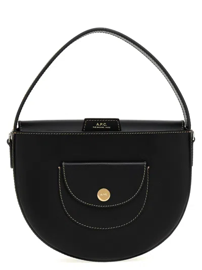 Apc Le Pocket Small Handbag In Black