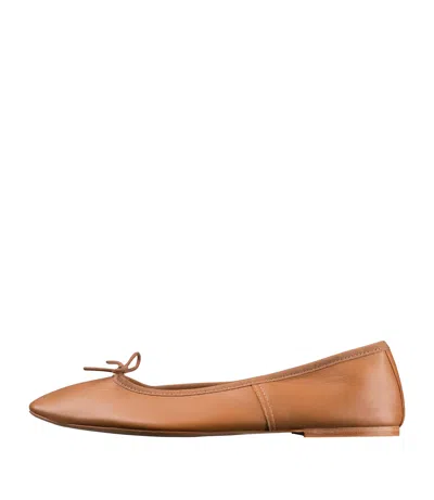 Apc Leah Ballet Flats In Cad - Hazelnut