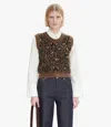 Apc Léana Sleeveless Sweater M Chestnut Brown In Chestnut Brown