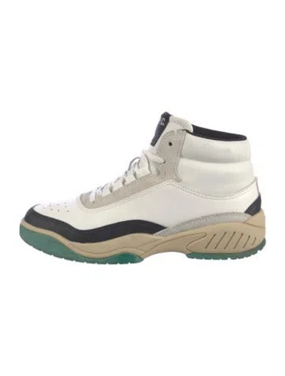 Pre-owned A.p.c. Leather Athletic Sneakers In White
