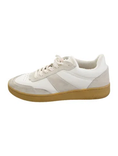 Pre-owned A.p.c. Leather Athletic Sneakers In White