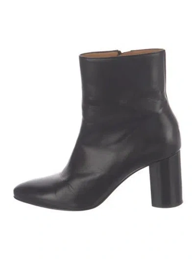 Pre-owned A.p.c. Leather Boots In Blue