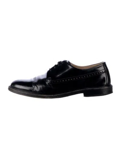 Pre-owned A.p.c. Leather Brogues In Black