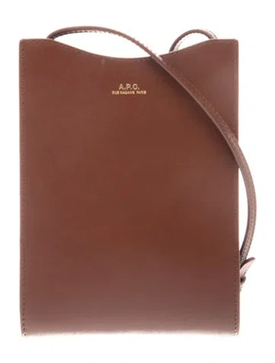 Pre-owned Apc Leather Bucket Bag In Brown