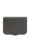 Apc Leather Coin Purse In Black
