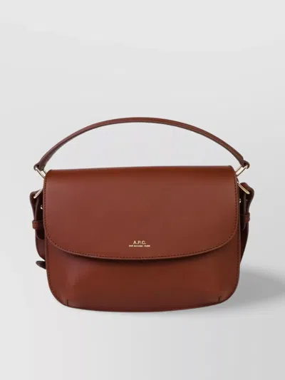 Apc Leather Cross-body Bag Adjustable Strap