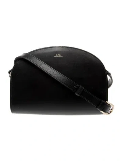 Pre-owned Apc Leather Crossbody Bag In Black
