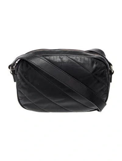 Pre-owned Apc Leather Crossbody Bag In Black