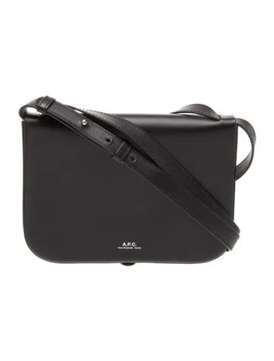 Pre-owned Apc Leather Crossbody Bag In Black