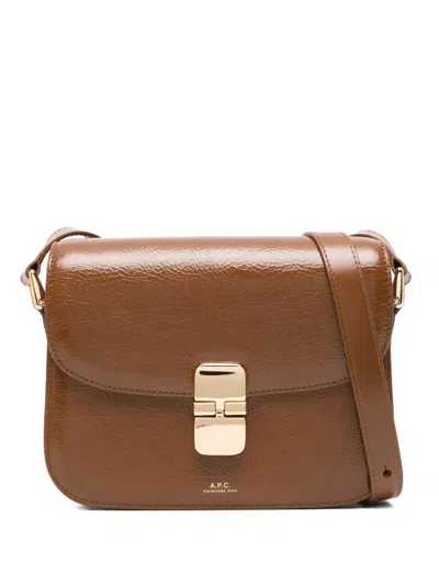 APC LEATHER CROSSBODY BAG