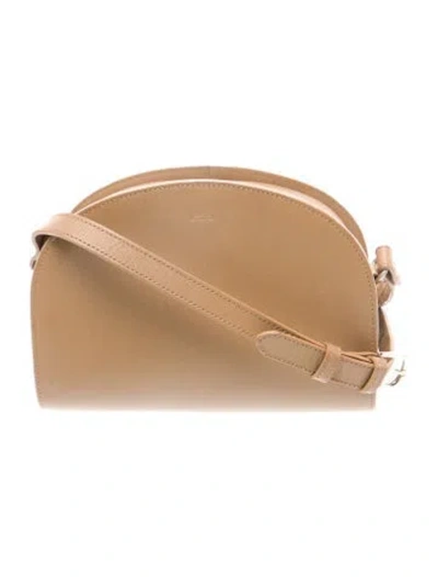 Pre-owned Apc Leather Crossbody Bag In Brown