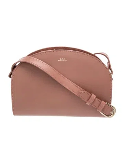 Pre-owned Apc Leather Crossbody Bag In Brown