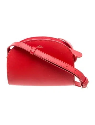 Pre-owned Apc Leather Crossbody Bag In Brown