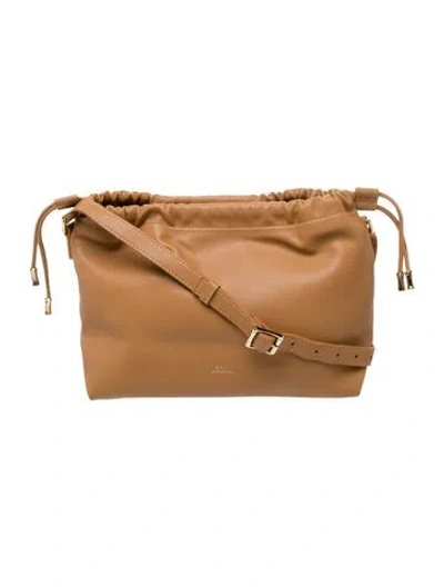 Pre-owned Apc Leather Crossbody Bag In Brown