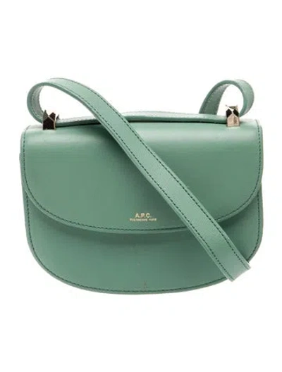 Pre-owned Apc Leather Crossbody Bag In Green