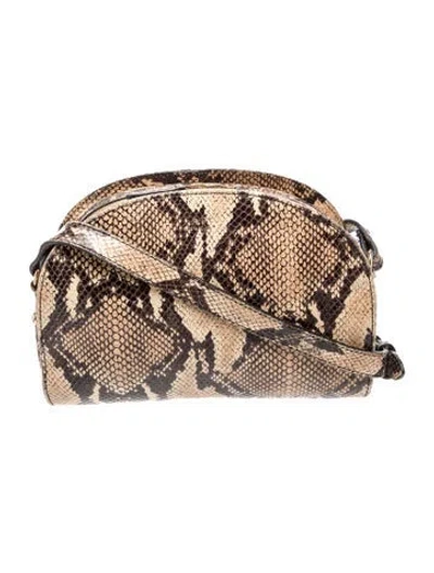 Pre-owned A.p.c. Leather Crossbody Bag In Neutrals