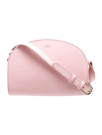Pre-owned Apc Leather Crossbody Bag In Pink
