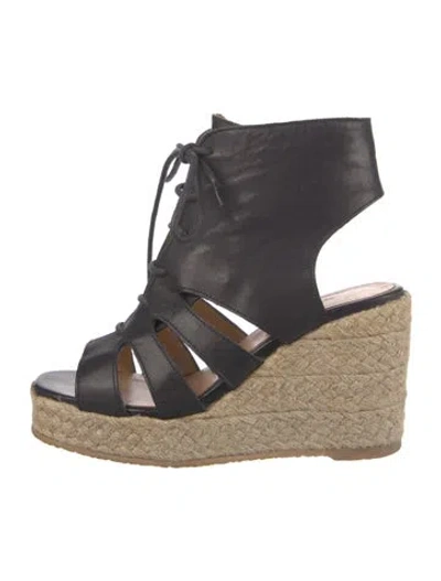 Pre-owned Apc Leather Espadrilles In Blue