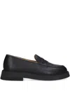 Apc Leather Loafers In Black