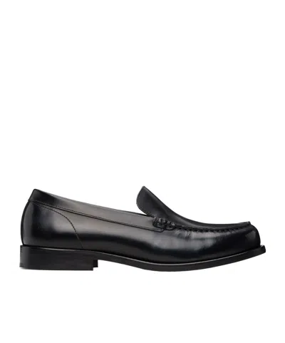 A.p.c. Leather Loafers In Black