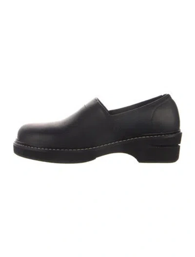 Pre-owned A.p.c. Leather Loafers In Blue