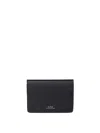 APC LEATHER LOGO WALLET